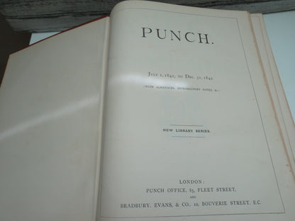 Punch Or The London Charivari Volume The First (July to December 1841)