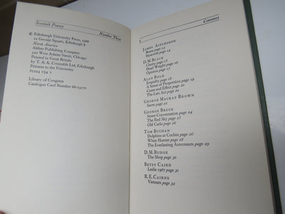 Scottish Poetry Number Three Edited By George Bruce Maurice Lindsay and Edwin Morgan 1968 book image 4