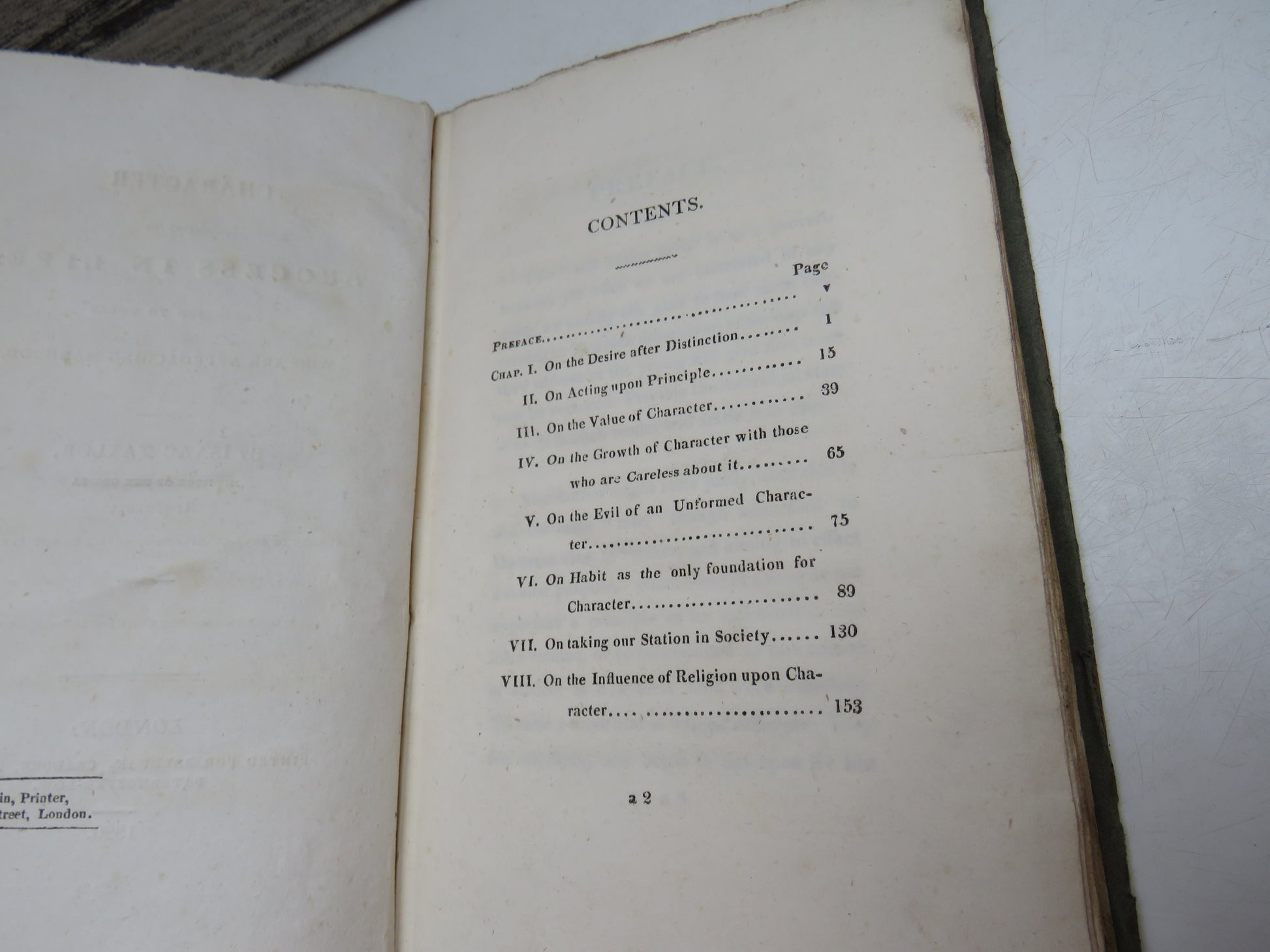Character Essential To Success In Life: Addressed To Those Who Are Approaching Manhood By Isaac Taylor 1820 (Antique Self-Help Book) book 6