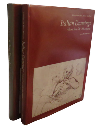 Italian Drawings Volume One 14th-16th Century & Volume Two: 17th-18th Century By Peter Ward-Jackson book front cover