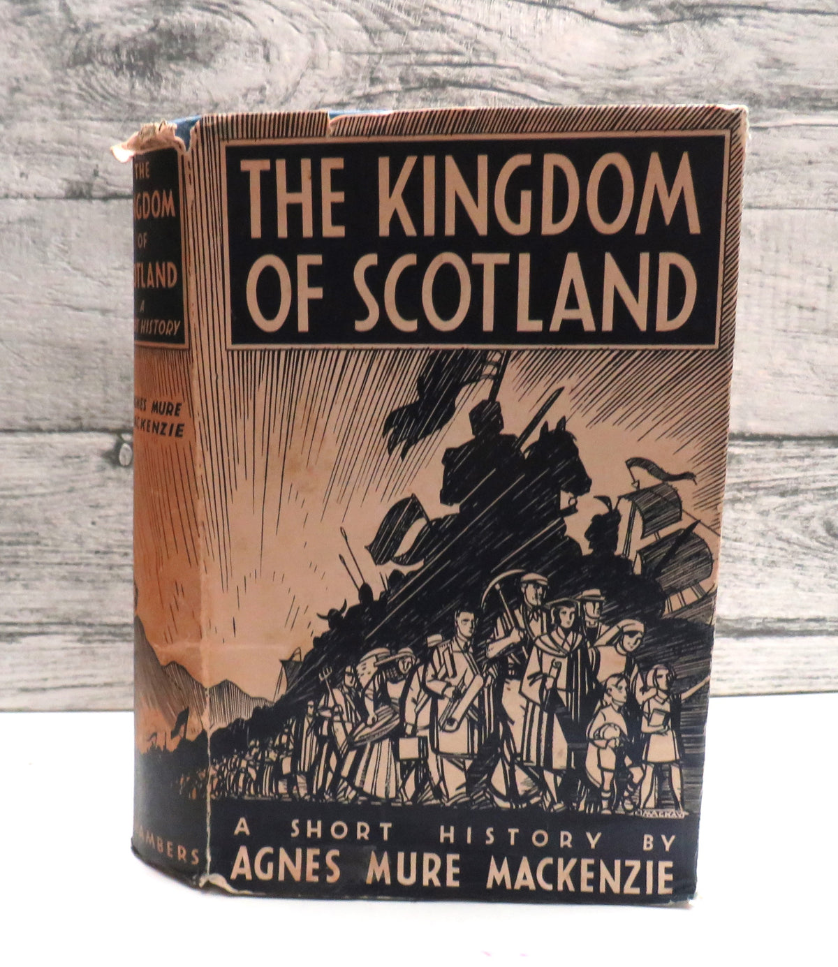 The Kingdom of Scotland A Short History By Agnes Mure Mackenzie 1940 book front cover