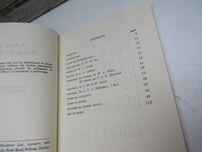 A Book of Hockey For Schools Illustrated With Over Thirty Photographs and Diagrams (Vintage Sports I book image 4