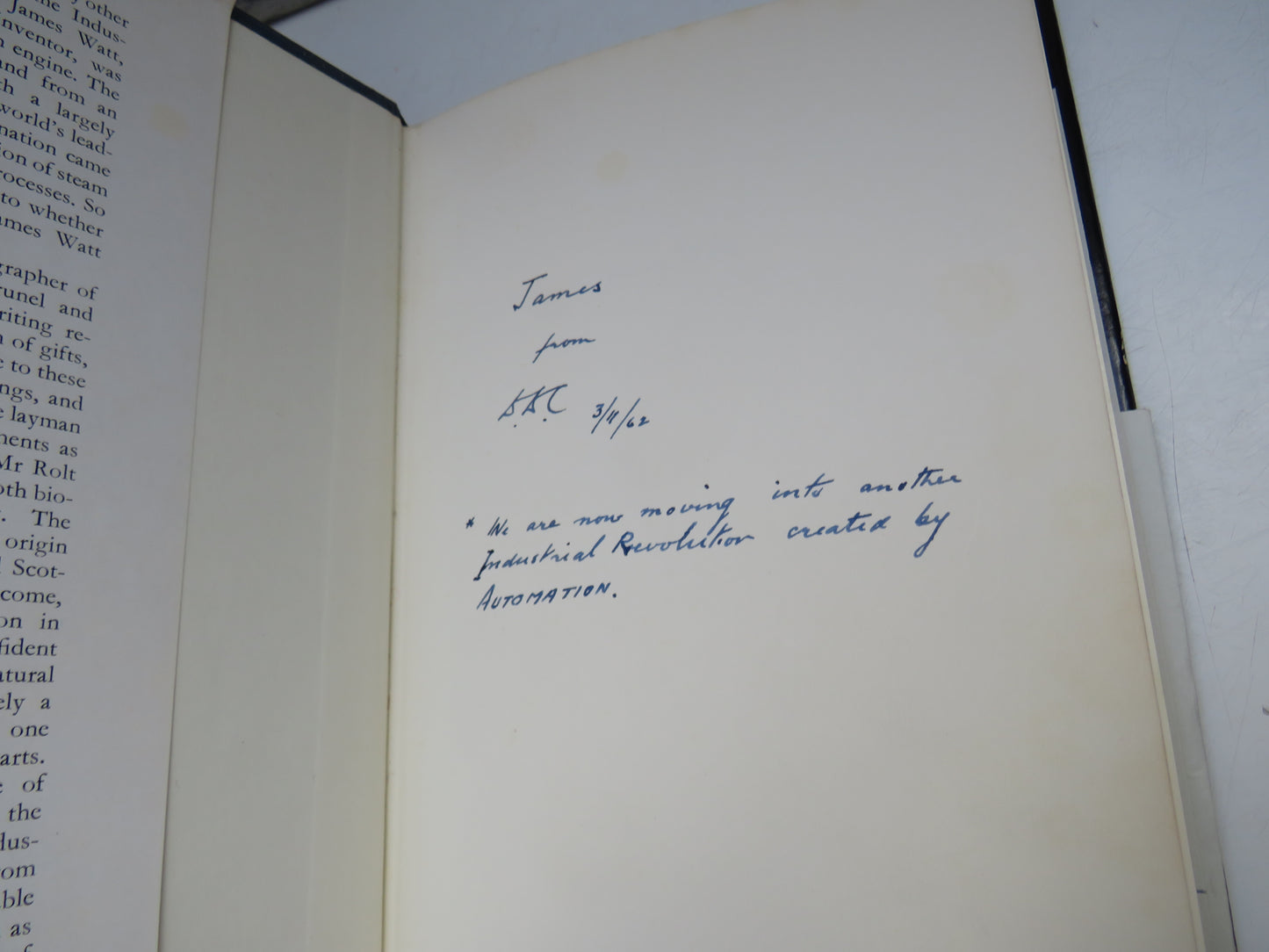 James Watt By L.T.C. Rolt 1962