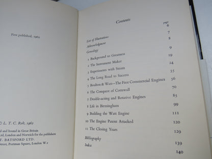 James Watt By L.T.C. Rolt 1962