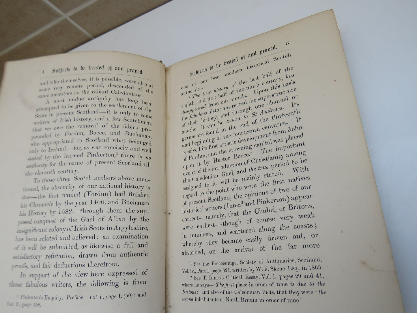 Concise Historical Proofs Respecting The Gael of Alban or Highlanders of Scotland by James. A. Robertson, 1865