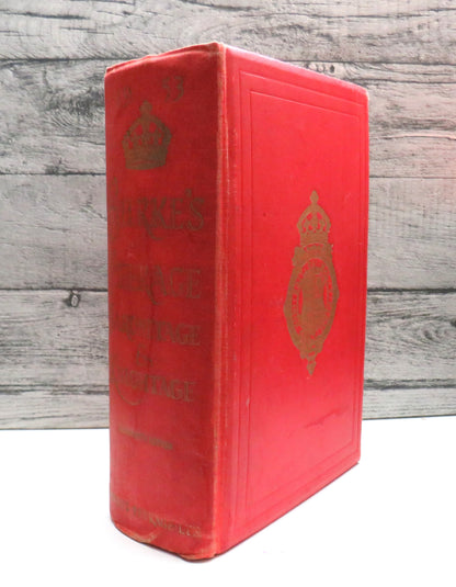 Burke's Genealogical and Heraldic History of the Peerage Baronetage and Knightage 1953 book front cover