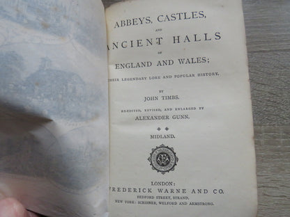 Abbeys, Castles and Ancient Halls of England and Wales Their Legendary Lore and Popular History By J book image 4