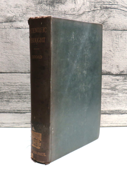 Scientific Thought BY C. D. Broad 1923 book front cover