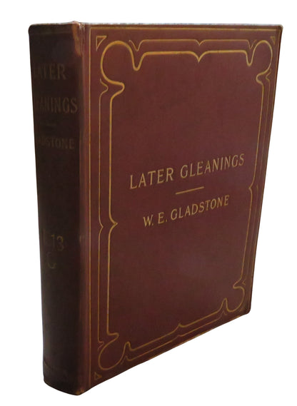 Gleanings of Past Years 1885-96 By The Right Hon W. E. Gladstone Vol VIII Theological and Ecclesiast book front cover