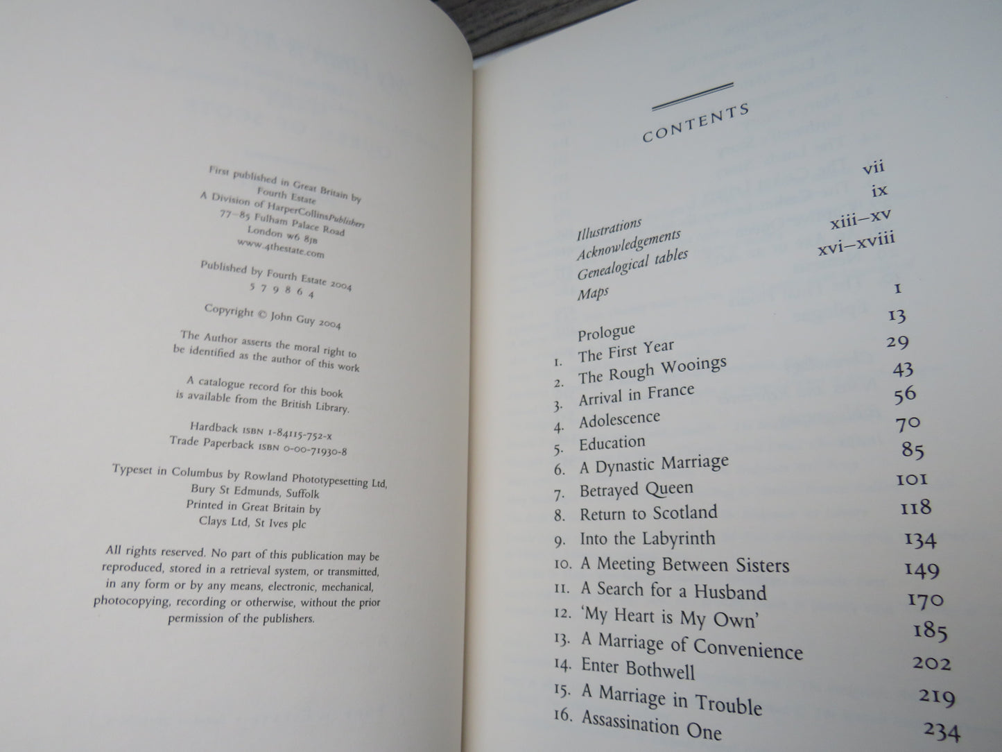 'My Heart Is My Own' The Life Of Mary Queen of Scots By John Guy 2004