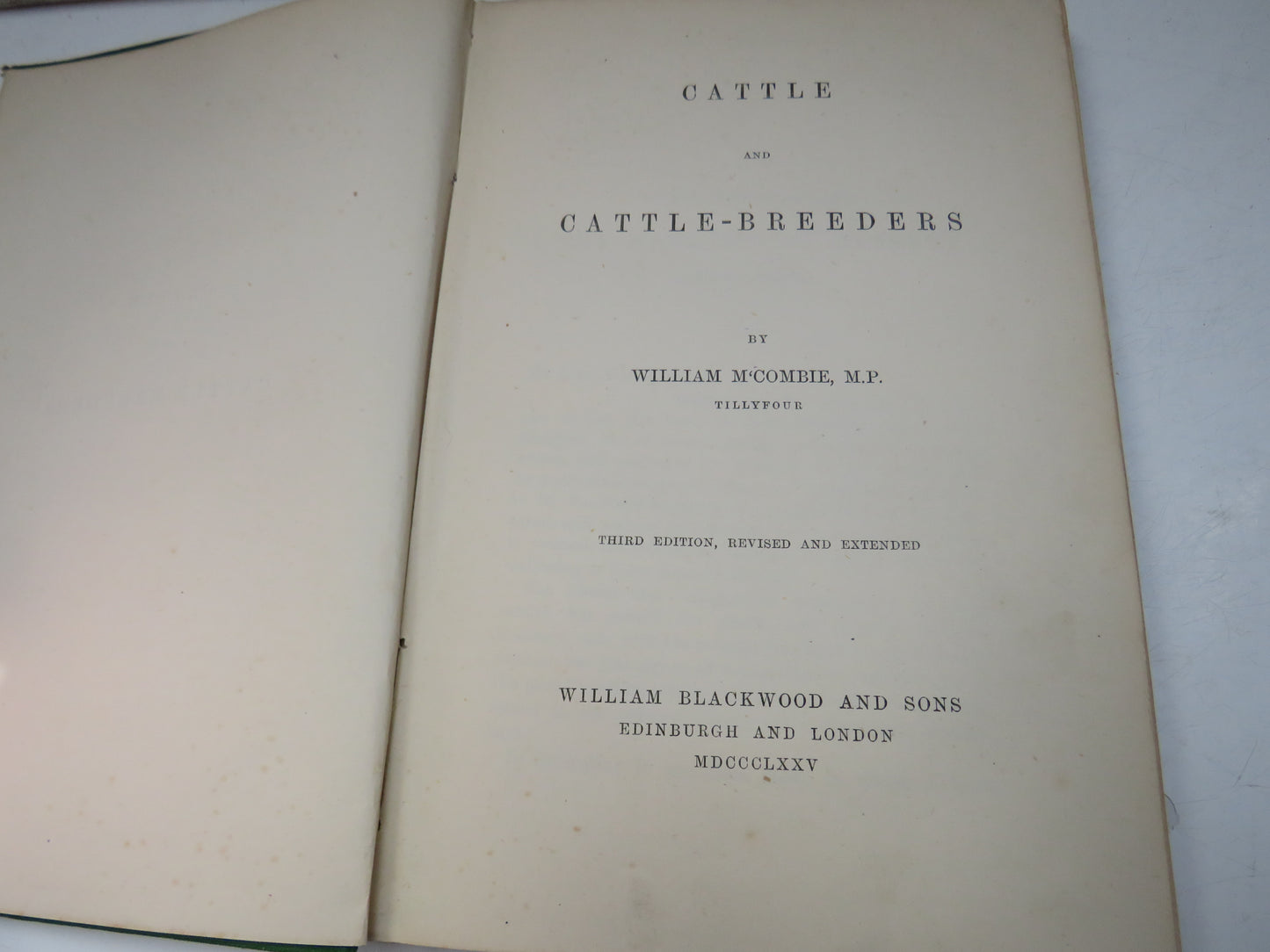 Cattle and Cattle-Breeders by William M'Combie 1875