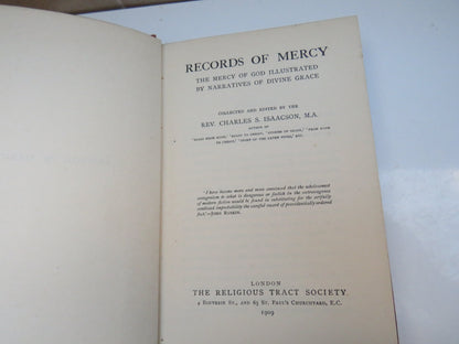 Records of Mercy The Mercy of God Illustrated By The Narratives of Divine Grace 1909 book image 5
