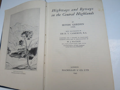 Highways and Byways In The Central Highlands By Seton Gordon 1949 book image 3