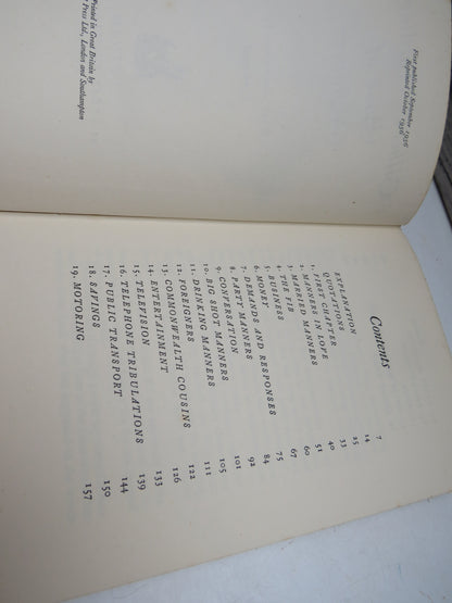 Gilbert Harding's Book of Manners 1956 (Vintage Etiquette Book) book image 4