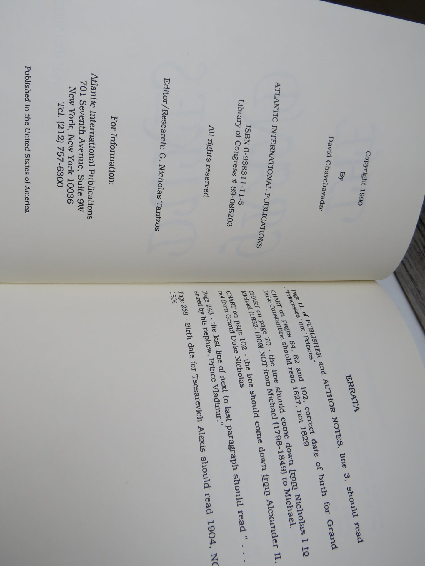 The Grand Dukes By David Chavchavadze 1990