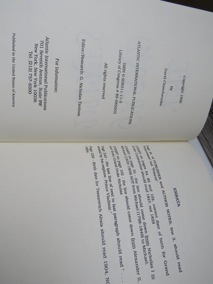 The Grand Dukes By David Chavchavadze 1990