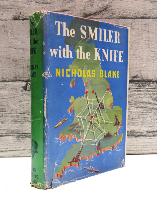 The Smiler With The Knife By Nicholas Blake 1950 (Vintage Mystery Book) book cover