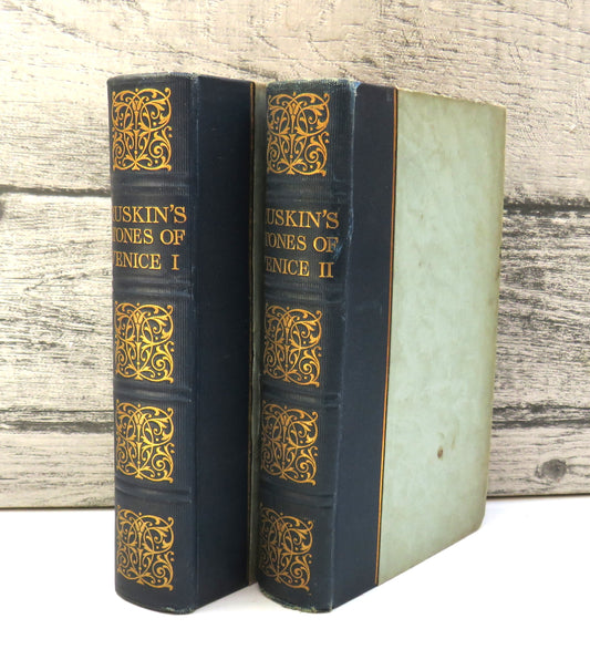 The Stones of Venice Vol I & II By John Ruskin The Foundations, The Sea-Stories