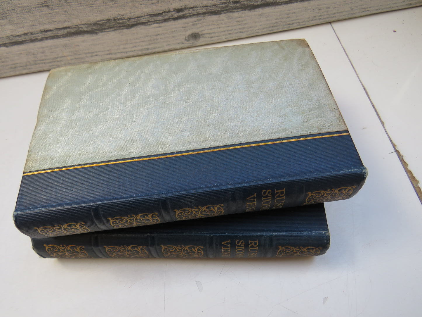 The Stones of Venice Vol I & II By John Ruskin The Foundations, The Sea-Stories