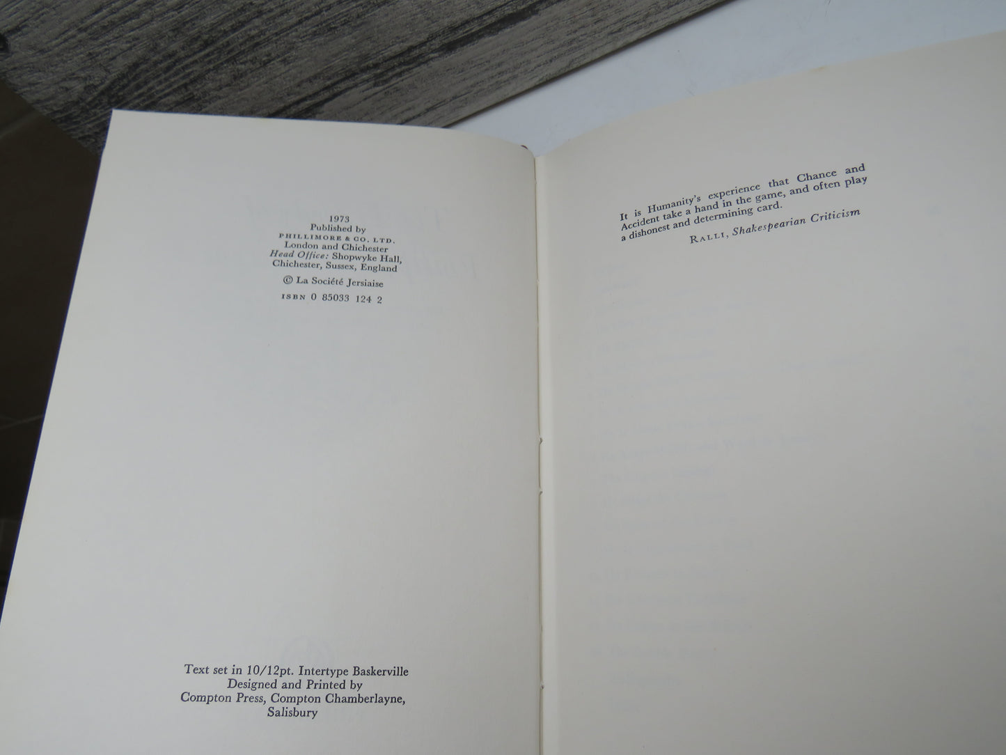 The Tragedy of Philippe D'Auvergne By G. R. Balleine 1973