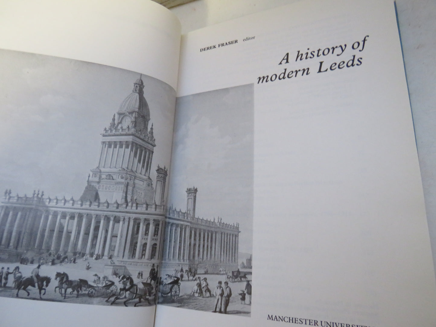 A History of Modern Leeds By Derek Fraser Editor 1980