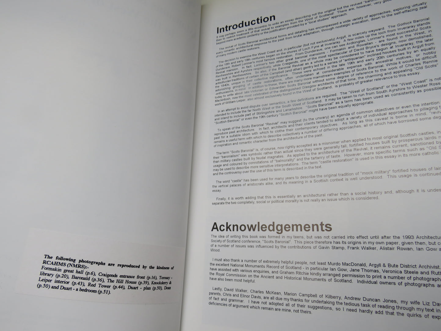 Scots Baronial Mansions & Castle Restorations In The West of Scotland By Michael C. Davis 1996
