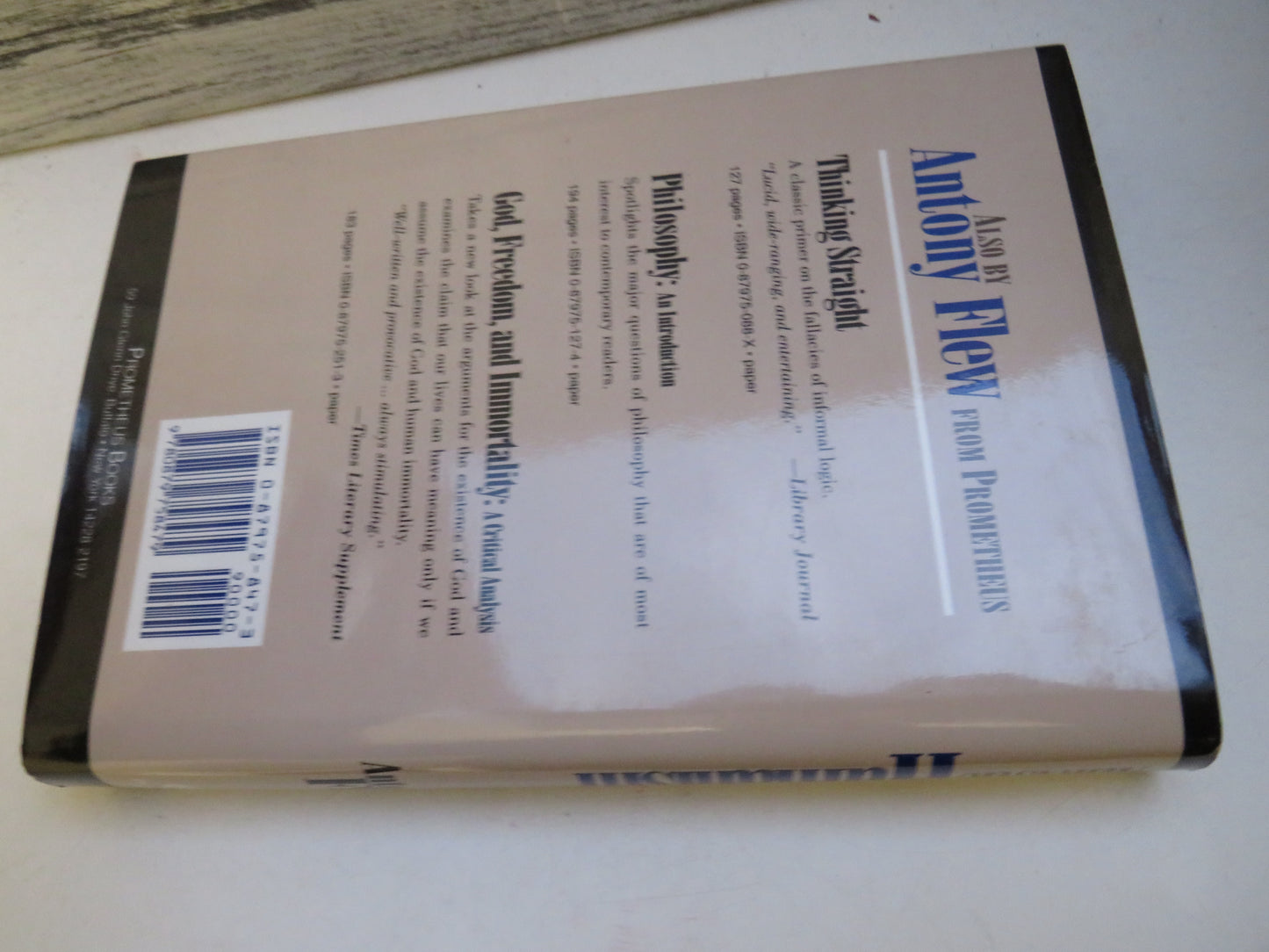 Atheistic Humanism By Antony Flew 1993