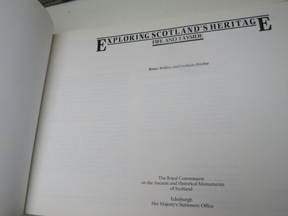 Exploring Scotland's Heritage Fife and Tayside By Bruce Walker and Graham Ritchie 1987