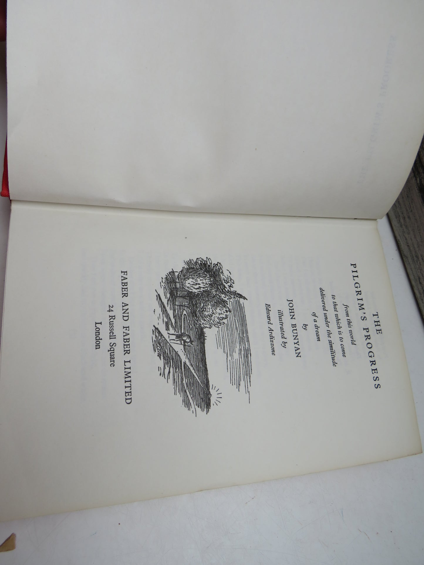 The Pilgrim's Progress From This World To That Which Is To Come Delivered Under The Similitude of a Dream By John Bunyan 1957 (Vintage Religious Book) book 4