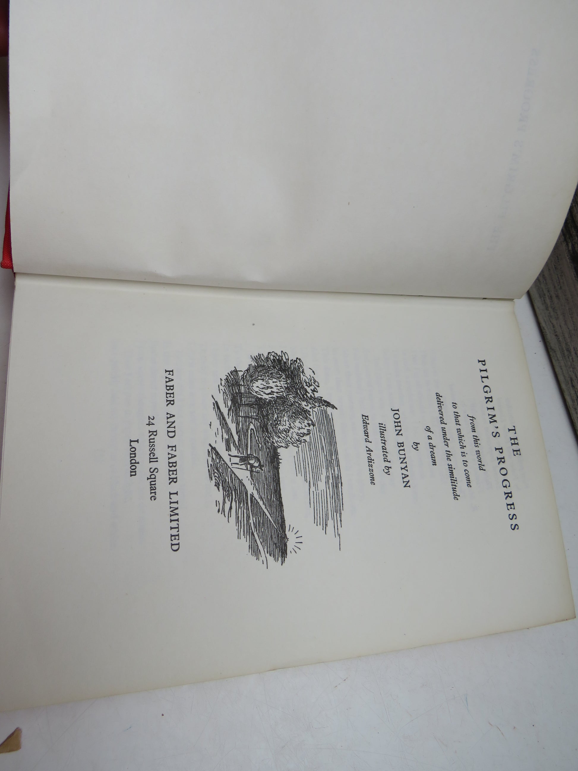 The Pilgrim's Progress From This World To That Which Is To Come Delivered Under The Similitude of a Dream By John Bunyan 1957 (Vintage Religious Book) book 4