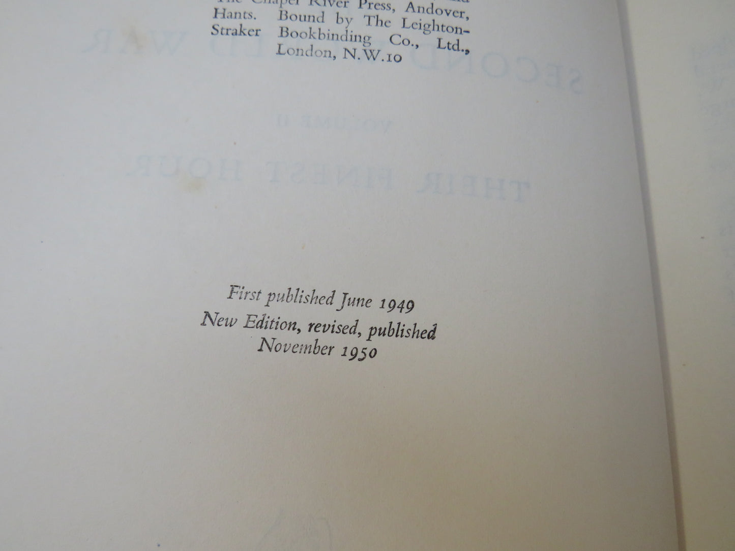The Second World War By Winston Churchill 1950 - 1952 5 Volume Set