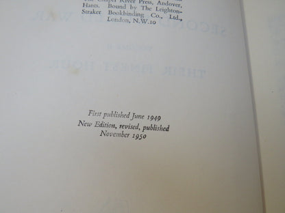 The Second World War By Winston Churchill 1950 - 1952 5 Volume Set
