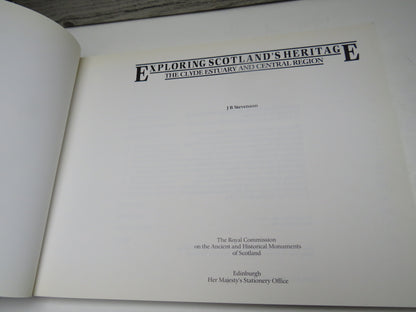 Exploring Scotland's Heritage The Clyde Estuary and Central Region By J B Stevenson 1985