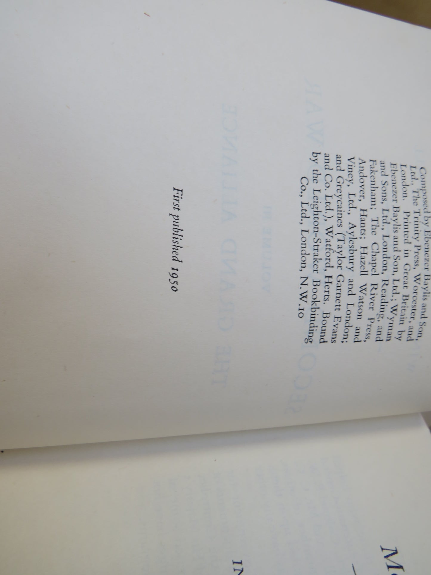 The Second World War By Winston Churchill 1950 - 1952 5 Volume Set