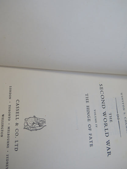The Second World War By Winston Churchill 1950 - 1952 5 Volume Set