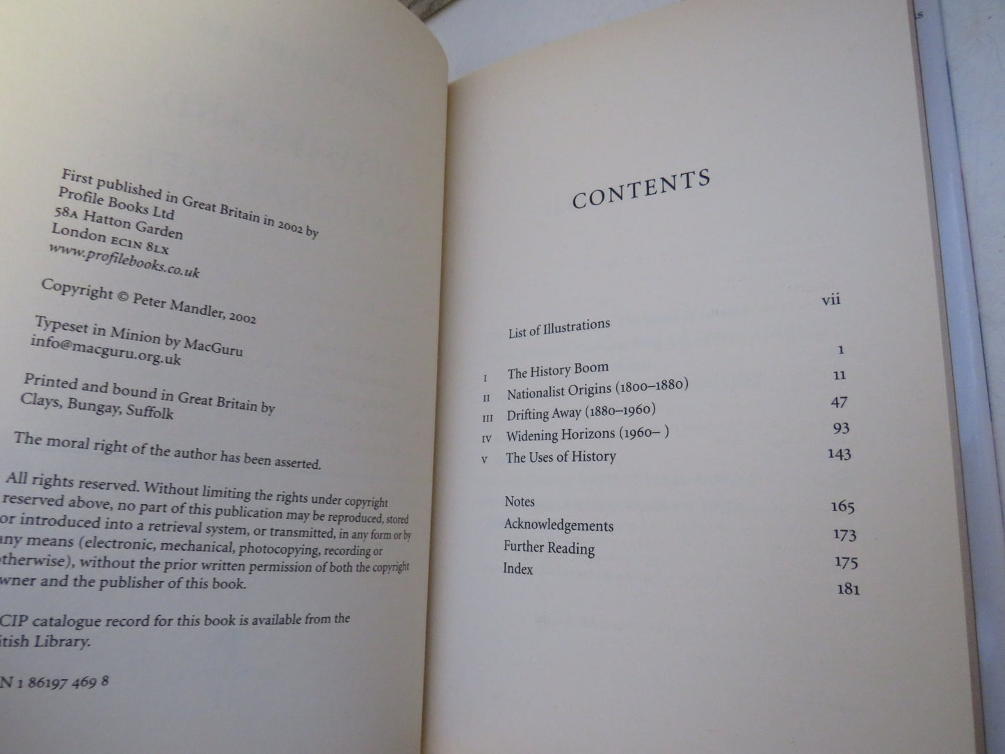 History and National Life By Peter Mandler 2002