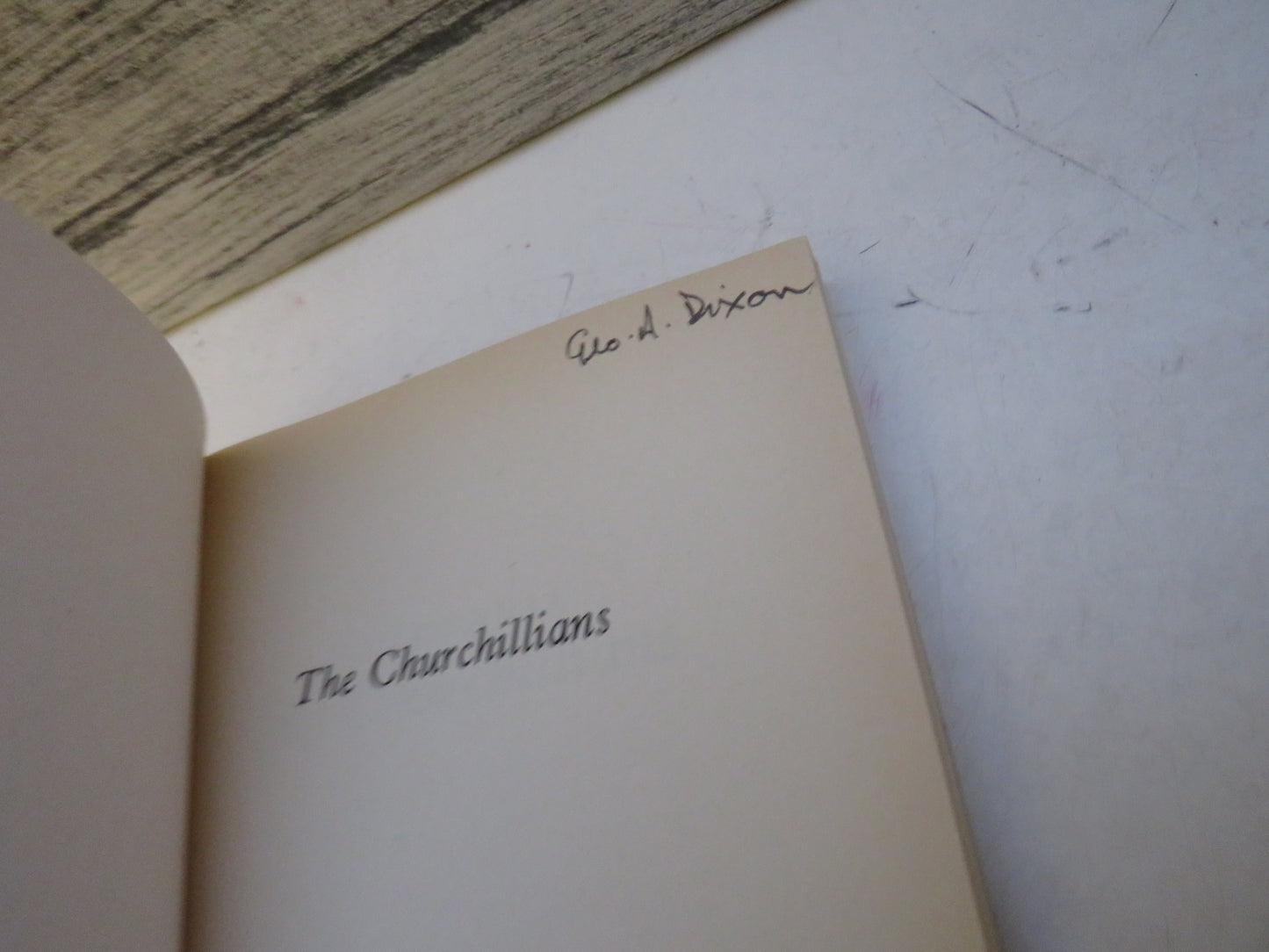 The Churchillians By John Colville 1986