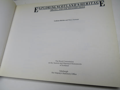 Exploring Scotland's Heritage Argyll and the Western Isles By Graham Ritchie and Mary Harman 1985