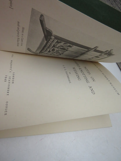 Notes On Carpet-Knotting and Weaving By C.E.C. Tattersall 1949 (Vintage Craft Book) book image 3