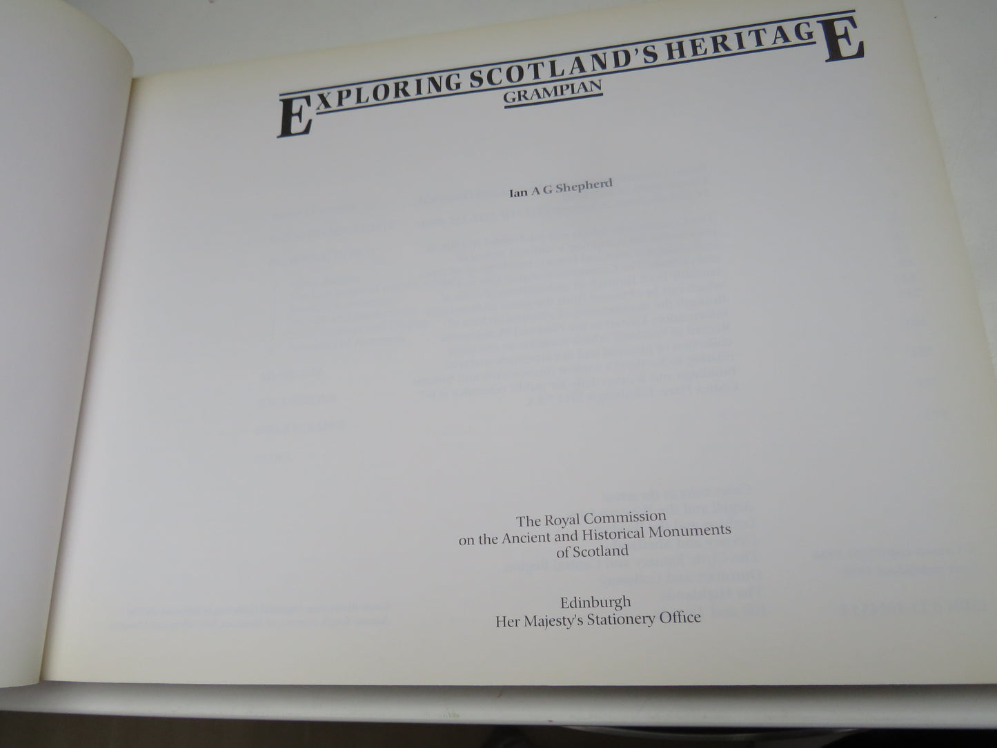 Exploring Scotland's Heritage Grampian By Ian A G Shepherd 1986
