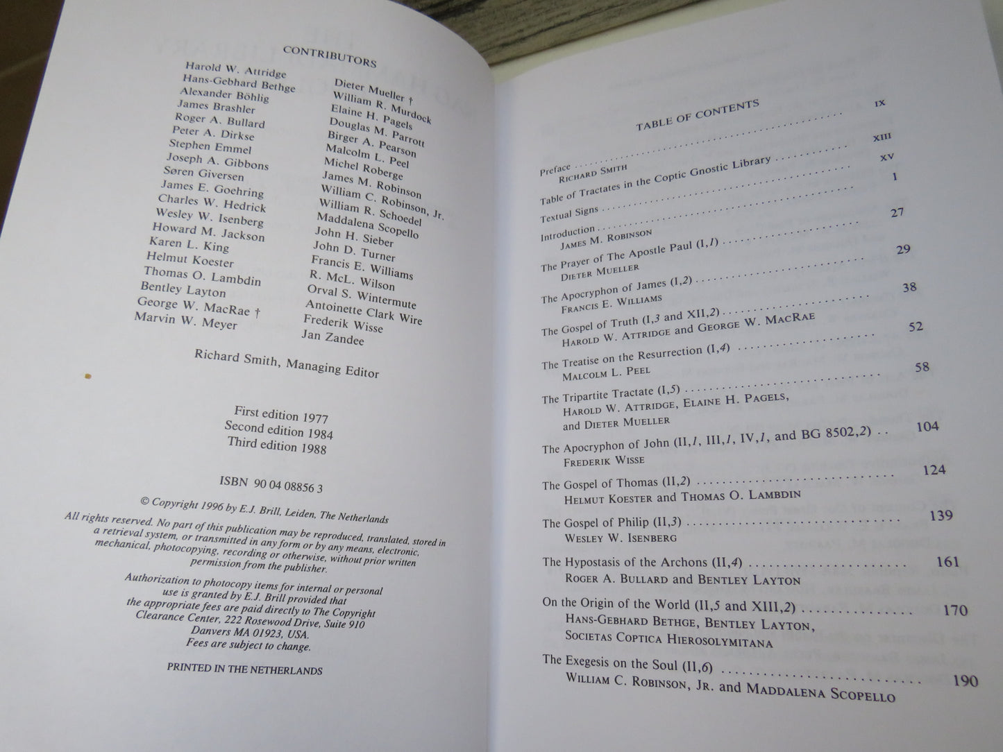 The Nag Hammadi Library In English Translated and Introduced By Members of the Coptic Gnostic Library Project 1996