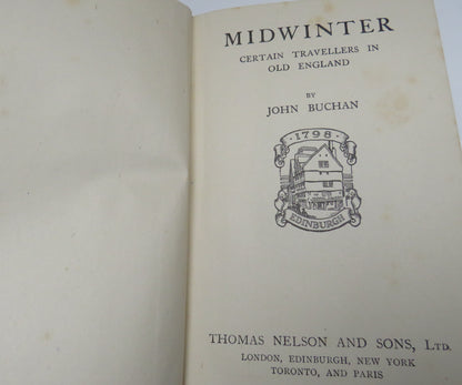 Midwinter Certain Travellers In Old England By John Buchan book image 3