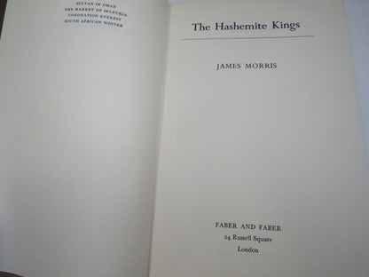 The Hashemite Kings By James Morris 1959 1st Edition