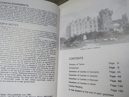 Castles and Stronghouses of Ireland By Mike Salter 1993