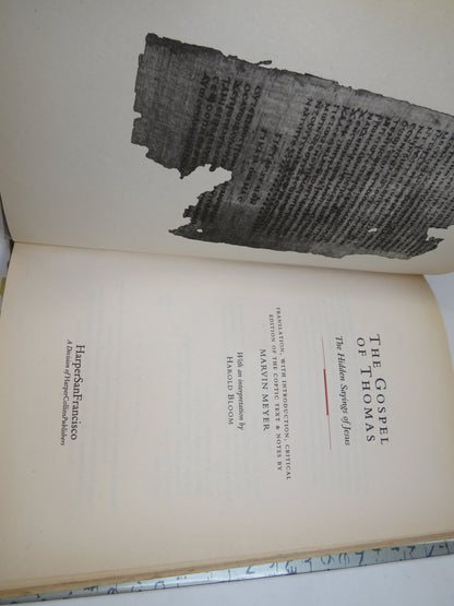The Gospel of Thomas The Hidden Sayings of Jesus Translated By Marvin Meyer 1992