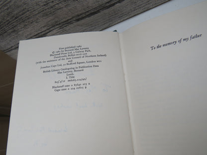 Lamb By Bernard Mac Laverty 1980 Author Signed
