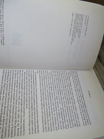 The Highland Bagpipe and Its Music By Roderick D. Cannon 1997