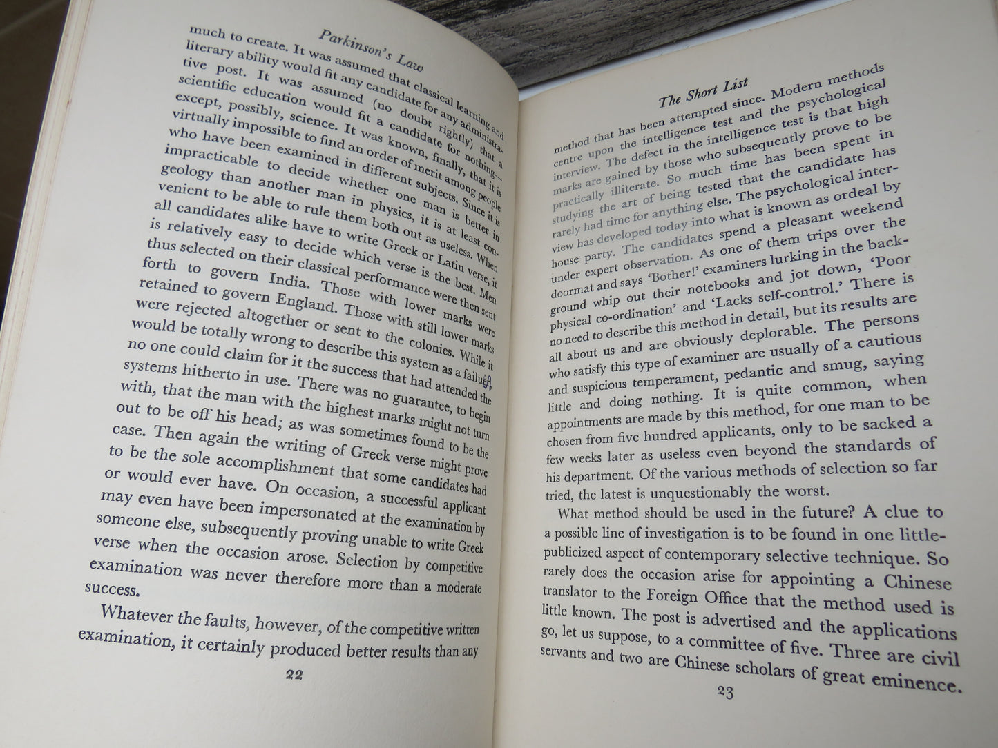 Parkinson's Law Or The Pursuit of Progress By C. Northcote Parkinson 1958