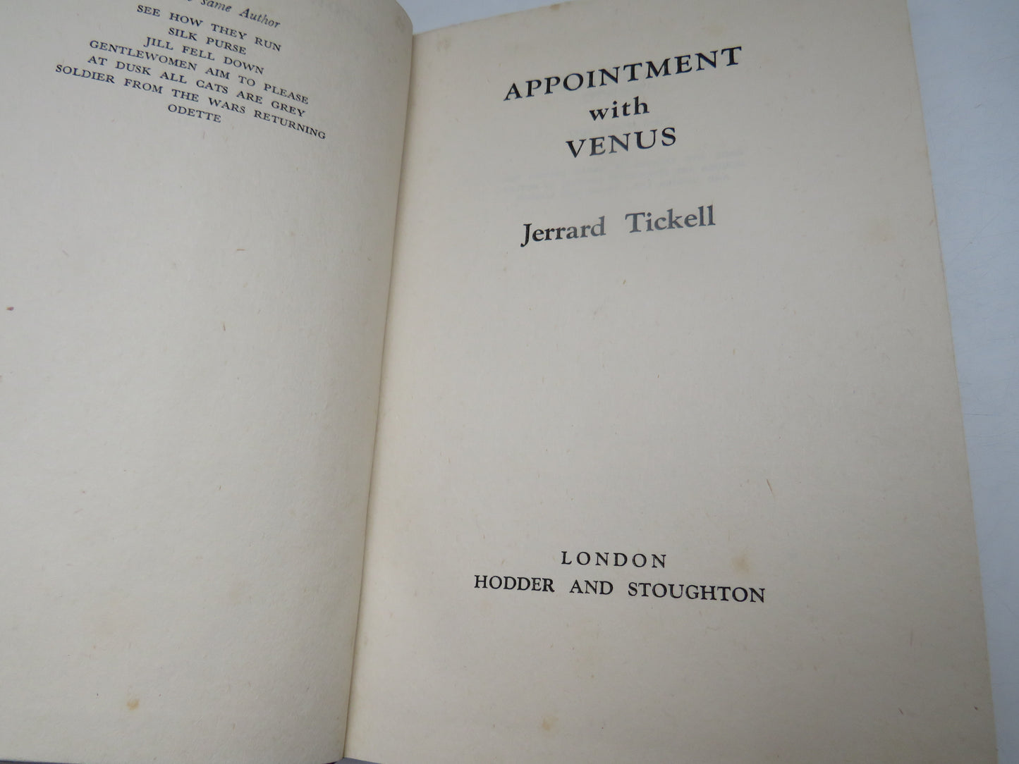 Appointment With Venus By Jerrard Tickell 1951