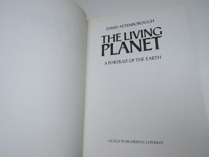 The Living Planet A Portrait of the Earth By David Attenborough 1984 book image 2